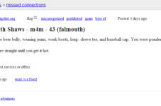 Cape Cod Craigslist Ad Of The Day - Nice Beer Belly