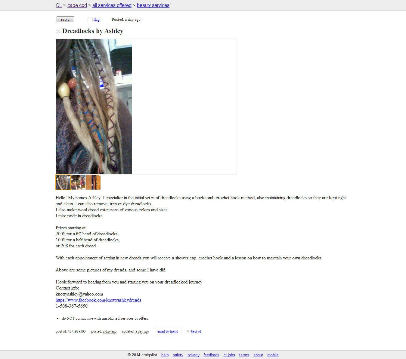Craigs List Cape Cod | Examples and Forms