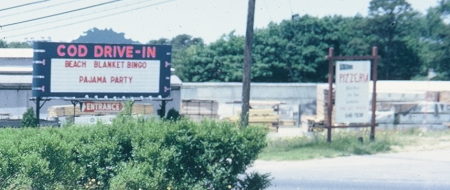 Drive in movie theater in Teaticket 1965. From Stanley Santos of Teaticket. 