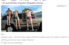 Cape Cod Craigslist Ad Of The Day - We Need 100 Pairs Speedos!