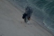 Live WWII Explosive Found On Marconi Beach - Detonated By Bomb Squad