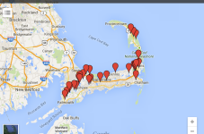 Here's A Cheater Map For All Of You Fresh Water Fishermen On Cape Cod